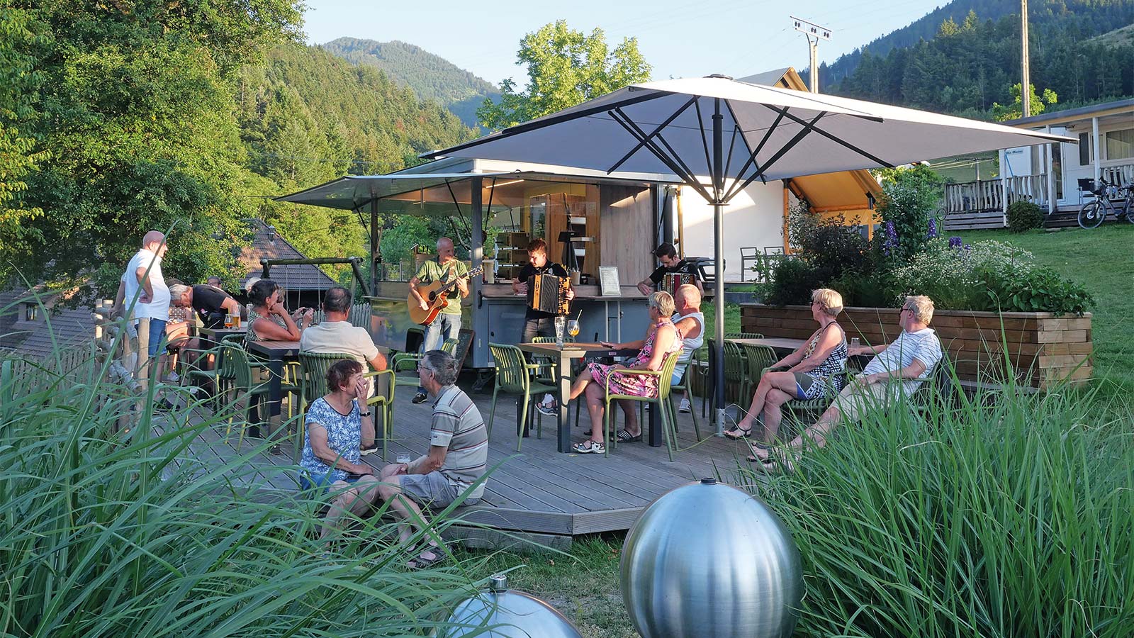 Black Forest camping ground SCHWARZWALDHORN Simonswald Germany